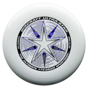 white frisbee product shot