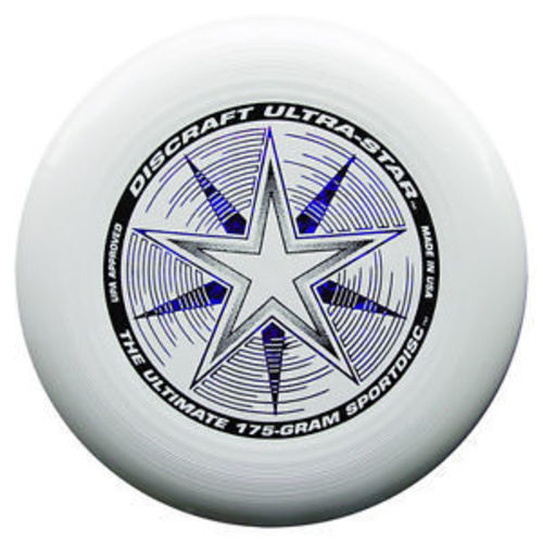 white frisbee